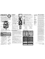 Preview for 1 page of HoMedics PX-100 Manual