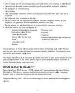 Preview for 4 page of HoMedics Rapid Relief HW-P100 User Manual