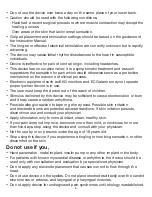 Preview for 3 page of HoMedics Rapid Relief HW-P105 Instruction Manual And  Warranty Information