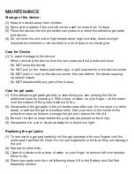 Preview for 7 page of HoMedics Rapid Relief HW-P105 Instruction Manual And  Warranty Information