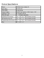 Preview for 12 page of HoMedics Rapid Relief HW-P105 Instruction Manual And  Warranty Information