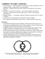 Preview for 21 page of HoMedics Rapid Relief HW-P105 Instruction Manual And  Warranty Information