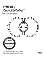 HoMedics Rapid+Relief HW-P105 User Manual preview