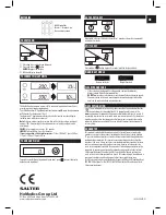 Предварительный просмотр 2 страницы HoMedics Salter Instructions And Guarantee