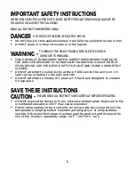 Preview for 3 page of HoMedics SAN-C050 Instruction Manual And  Warranty Information