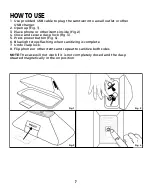 Preview for 7 page of HoMedics SAN-C050 Instruction Manual And  Warranty Information