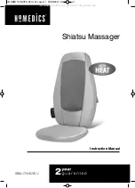 Предварительный просмотр 1 страницы HoMedics SBM-175HGY-EU Instruction Manual