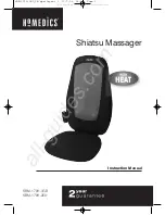 HoMedics SBM-179H-2EU Instruction Manual предпросмотр