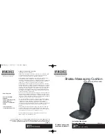 HoMedics SBM-200 Instruction Manual And  Warranty Information preview