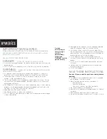 Preview for 2 page of HoMedics SBM-200H  and warranty Instruction Manual And Warranty