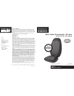 Предварительный просмотр 6 страницы HoMedics SBM-200H  and warranty Instruction Manual And Warranty