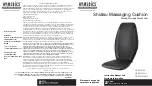 HoMedics SBM-200PA Instruction Manual And  Warranty Information preview