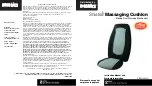 Preview for 1 page of HoMedics SBM-306MH Instruction Manual And  Warranty Information