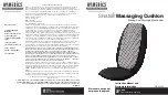 HoMedics SBM-360 Instruction Manual And  Warranty Information preview