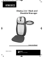 HoMedics SBM-550H-EU Instruction Manual preview