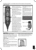 Предварительный просмотр 5 страницы HoMedics SensaTouch MCS-1600H-EU Instruction Manual