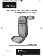 HoMedics SGM-625G-EU Instruction Manual preview