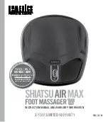 HoMedics SHIATSU AIR MAX FMS-307HJ Instruction Manual preview