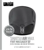 Preview for 1 page of HoMedics SHIATSU AIR MAX FMS-307HJ Instruction Manual