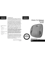 Preview for 11 page of HoMedics Shiatsu Air Pro Instruction Manual And  Warranty Information