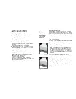 Preview for 3 page of HoMedics Shiatsu FM-S-1 Instruction Manual And Warranty