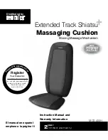 Preview for 2 page of HoMedics Shiatsu+ MCS-400H  and warranty Instruction Manual And Warranty