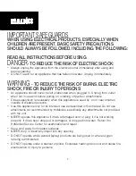 Preview for 3 page of HoMedics Shiatsu+ MCS-400H  and warranty Instruction Manual And Warranty