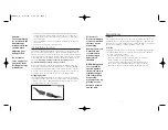 Preview for 3 page of HoMedics Shiatsu Plus SBM-300 Instruction Manual And  Warranty Information