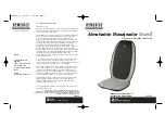 Предварительный просмотр 5 страницы HoMedics Shiatsu Plus SBM-300 Instruction Manual And  Warranty Information