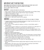 Предварительный просмотр 2 страницы HoMedics Shiatsu Plus Instruction Manual And  Warranty Information