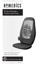 Preview for 1 page of HoMedics Shiatsu SBM115HAU Instruction Manual And  Warranty Information