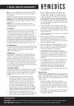 Preview for 6 page of HoMedics Shiatsu SBM115HAU Instruction Manual And  Warranty Information