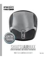 HoMedics SHIATSUAIRMAX FMS-305H Instruction Manual preview