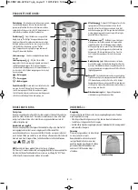 Предварительный просмотр 13 страницы HoMedics ShiatsuMAX CBS-1000-EU Instruction Manual