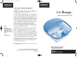 Preview for 4 page of HoMedics SoleTherapy ST-2 Instruction Manual And  Warranty Information