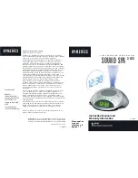 HoMedics Sound Spa Classic SS-4000 Instruction Manual And Warranty предпросмотр