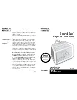 HoMedics Sound Spa SS-4520 Instruction Manual And Warranty предпросмотр