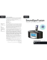 Предварительный просмотр 10 страницы HoMedics SoundSpa Fusion SS-6510BLK Instruction Manual And Warranty