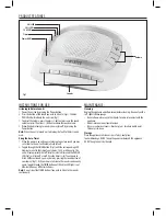 Preview for 3 page of HoMedics SoundSpa Rejuvenate SS-2025 Instruction Manual