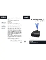 Предварительный просмотр 1 страницы HoMedics SOUNDSPA SUNRISE SS-5500 Instruction Manual