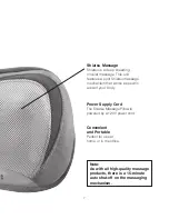 Preview for 7 page of HoMedics SP-100H-CA Instruction Manual And  Warranty Information