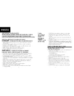 Предварительный просмотр 2 страницы HoMedics SP-10H Instruction Manual And  Warranty Information