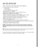 Preview for 3 page of HoMedics SP-115H-CL Instruction Manual And  Warranty Information