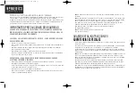 Preview for 14 page of HoMedics spa REFLECTIVES M-6011 Instruction Manual And  Warranty Information