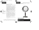 Предварительный просмотр 5 страницы HoMedics spa REFLECTIVES M-8006 Instruction Manual And  Warranty Information