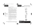 Preview for 10 page of HoMedics spaREFLECTIVES M-8101F Instruction Manual And  Warranty Information