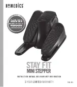 HoMedics STAY FIT FMS-385 Instruction Manual And  Warranty Information preview