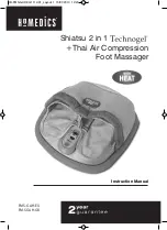 HoMedics Technogel FM-SGAH-GB Instruction Manual preview