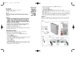 Preview for 3 page of HoMedics The Color Cube LT- 300 Instruction Manual And  Warranty Information