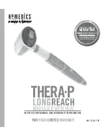 Preview for 1 page of HoMedics Thera-P HHP-225HJ-THP Instruction Manual And  Warranty Information